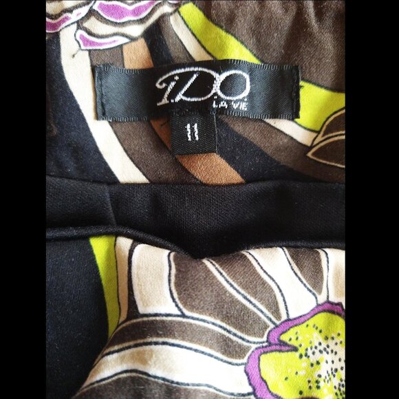 Flouncy A-Line Multicolour Floral Patterned Skirt, Size 11 - Picture 7 of 8